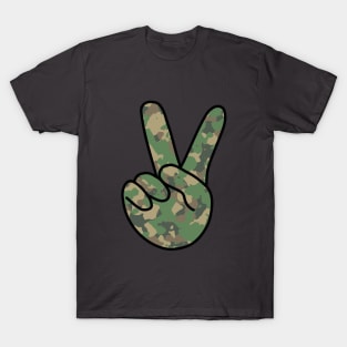 V Sign Camouflage T-Shirt